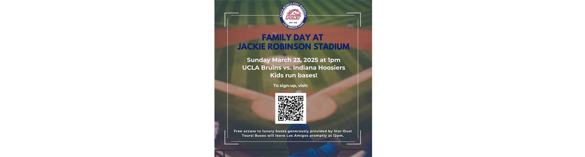 Los Amigos Family Day - UCLA Baseball - 3/23 at 1pm